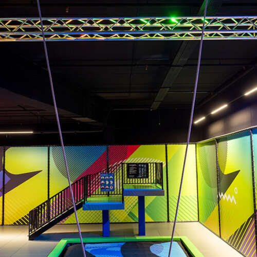 Jump Tower trampoline park 360 Arena ELI Play