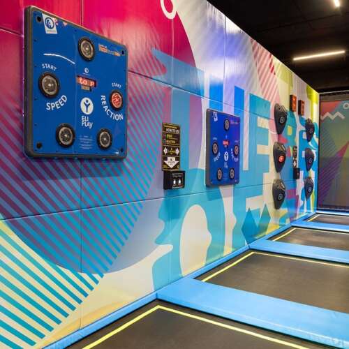 Cardio Wall et High 9 - parc à trampolines de ELI Play